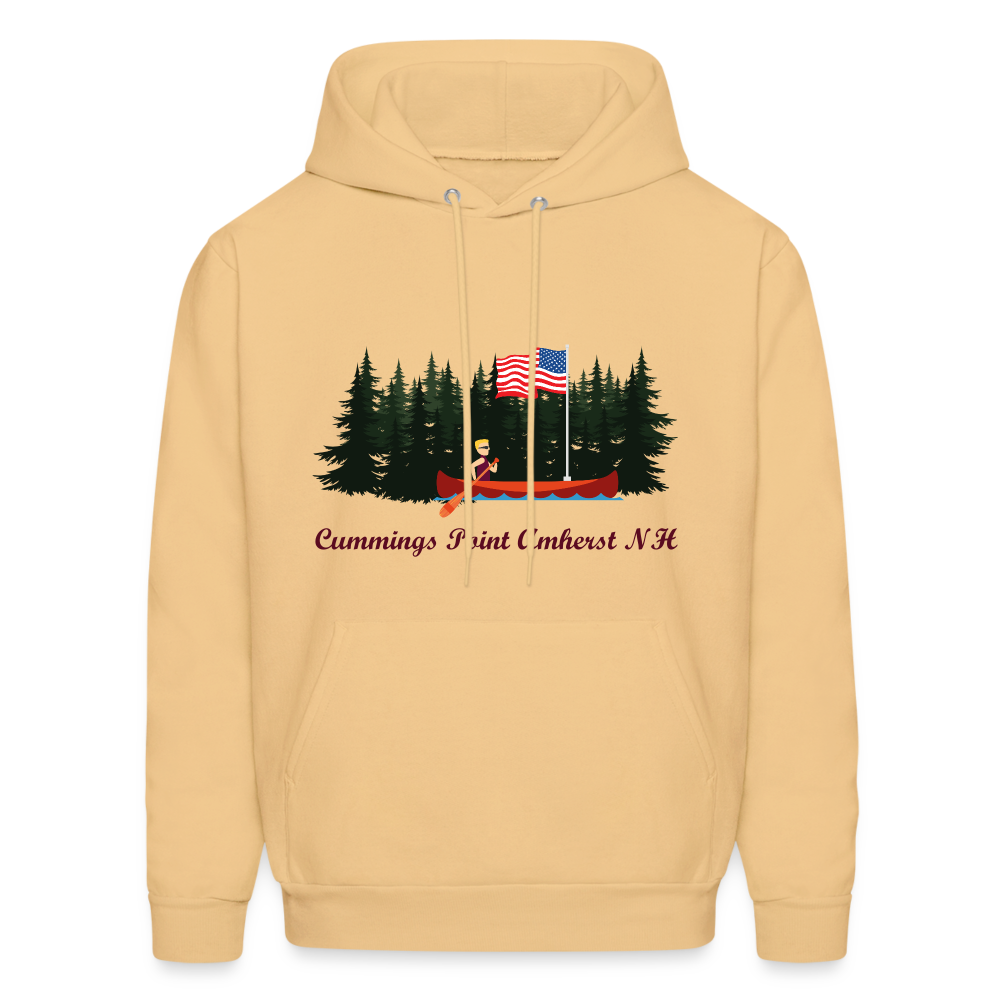 SIE CAPS "Cummings Point" Men's Hoodie - light yellow