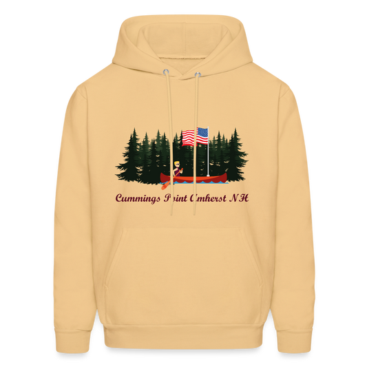 SIE CAPS "Cummings Point" Men's Hoodie - light yellow