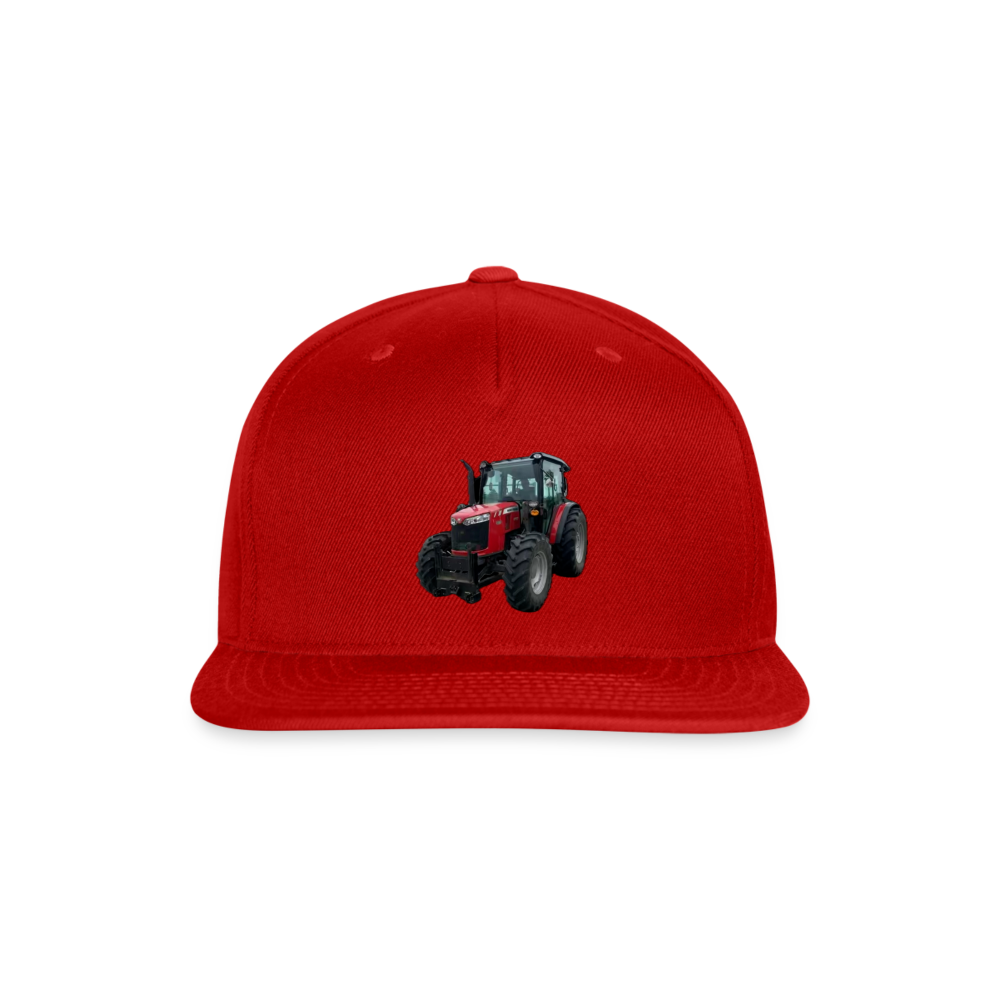 bill snapback Baseball Cap - red