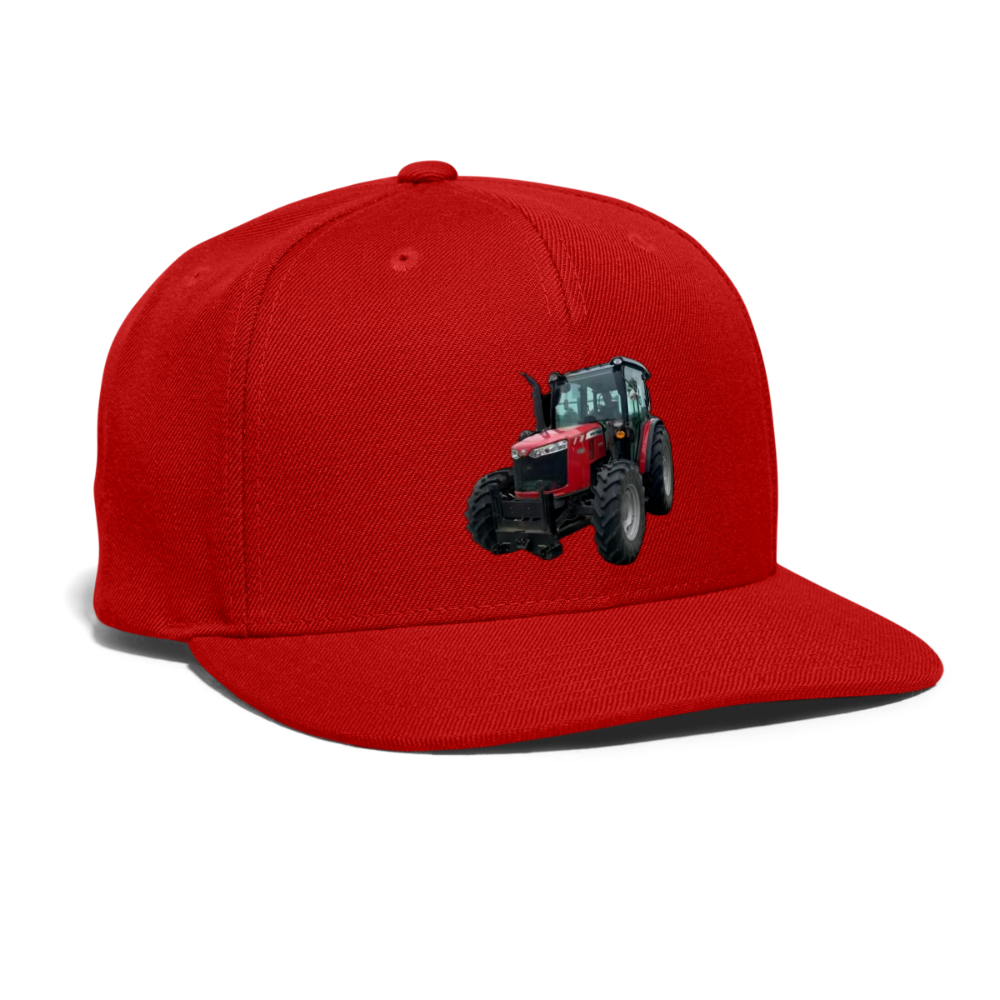 bill snapback Baseball Cap - red