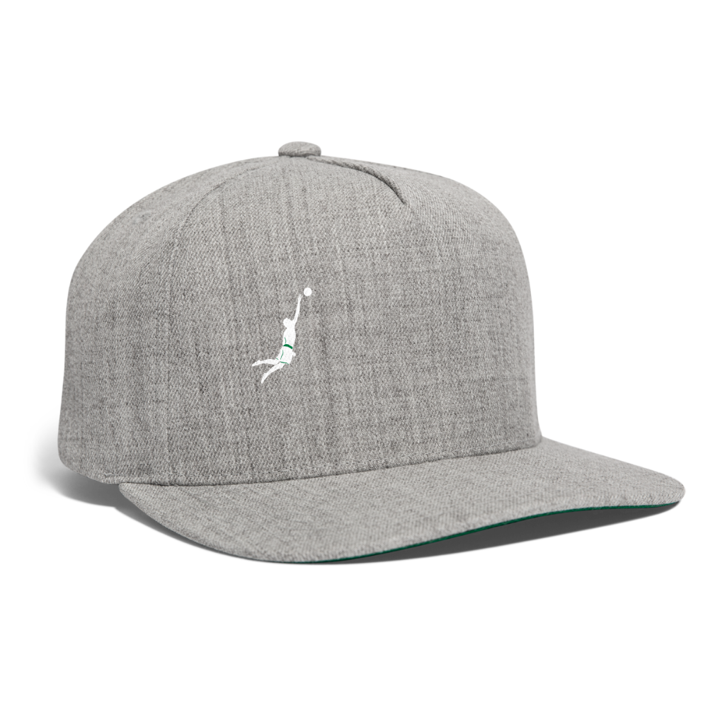 SIE CAPS JUMP BALL Authentic Snapback Baseball Cap - heather gray