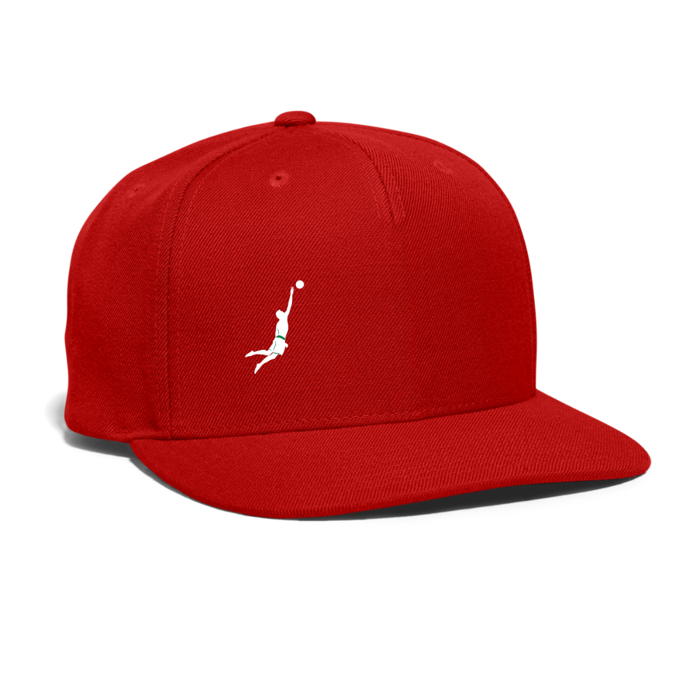 SIE CAPS JUMP BALL Authentic Snapback Baseball Cap - red