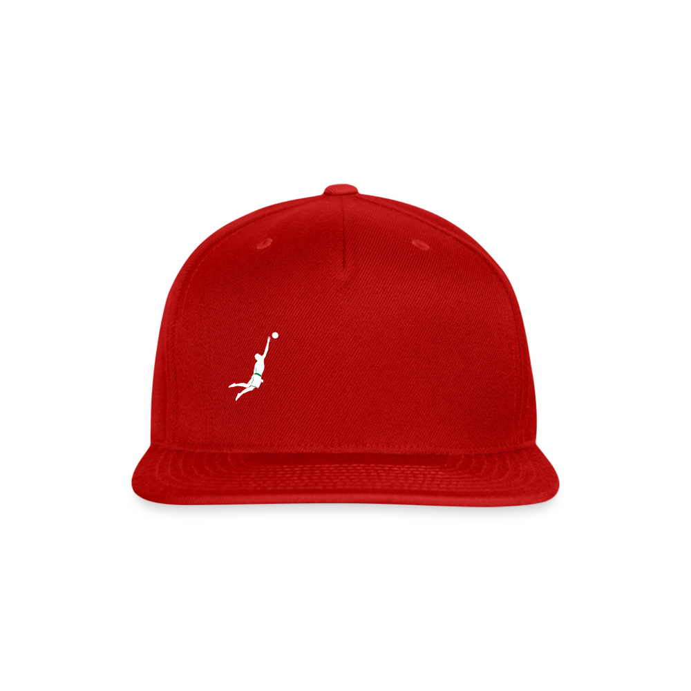 SIE CAPS JUMP BALL Authentic Snapback Baseball Cap - red