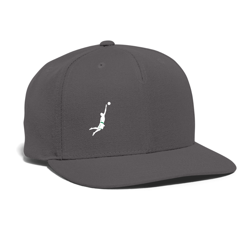 SIE CAPS JUMP BALL Authentic Snapback Baseball Cap - dark grey