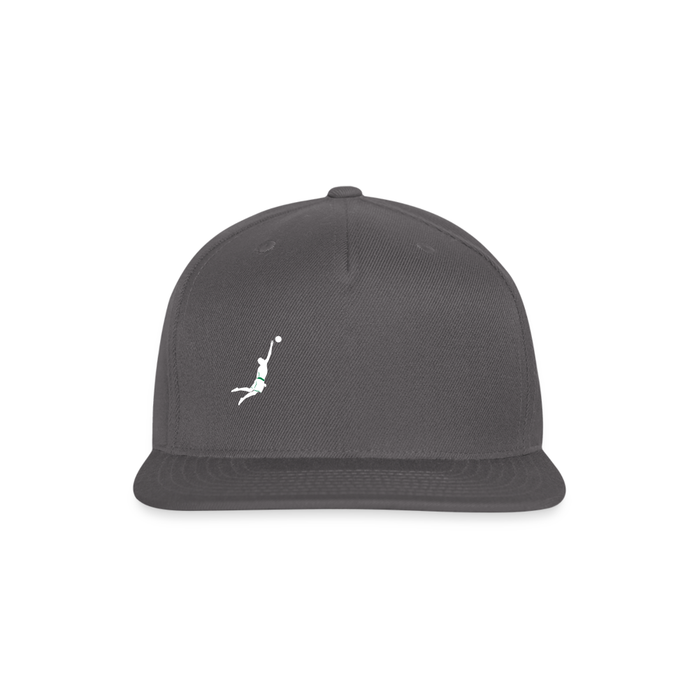 SIE CAPS JUMP BALL Authentic Snapback Baseball Cap - dark grey