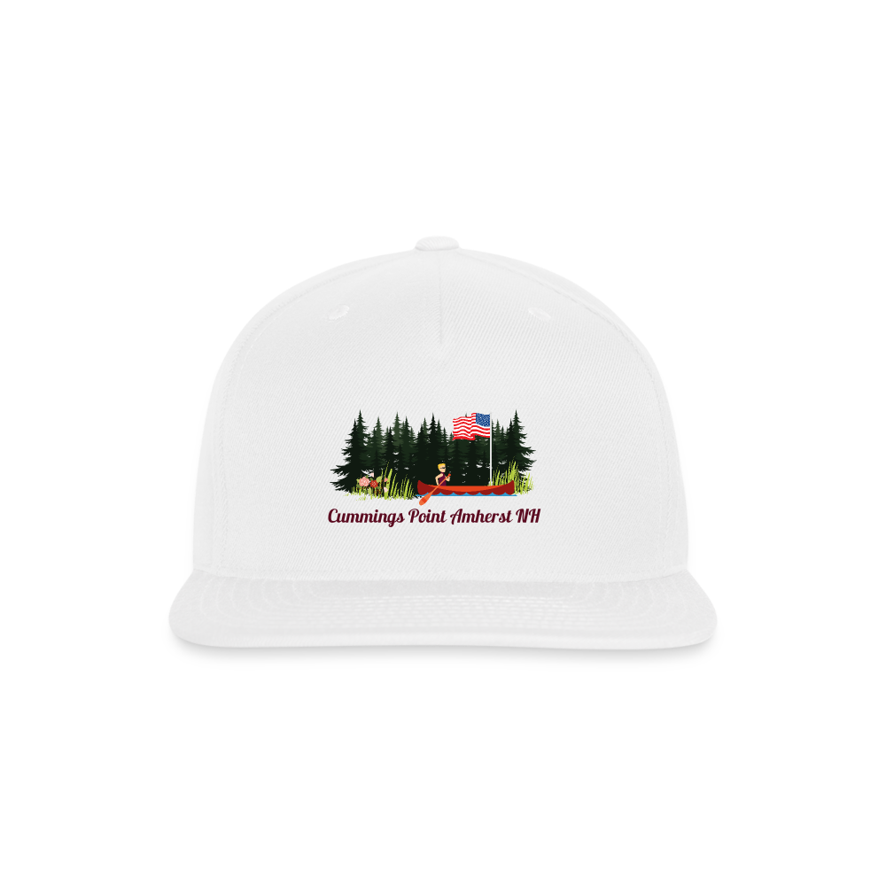 SIE CAPS "CUMMINGS POINT" Authentic Snapback Baseball Cap - white