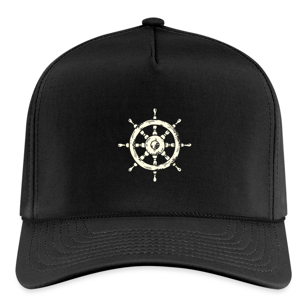 SIE CAPS SHIPS WHEEL Imperial Rope Cap - black/black