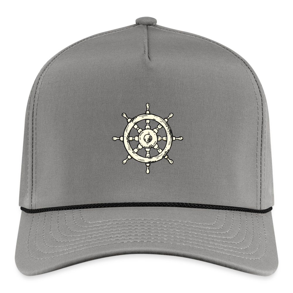 SIE CAPS SHIPS WHEEL Imperial Rope Cap - gray/black