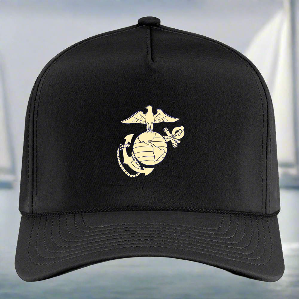 SIE CAPS Nautical Crest Imperial Rope Cap - black/black