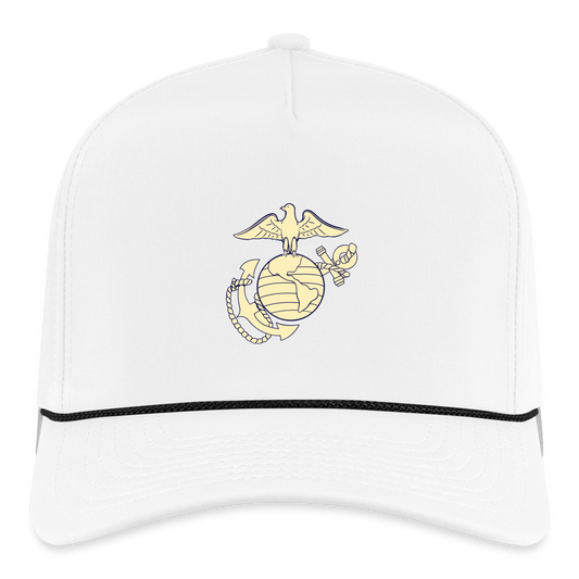 SIE CAPS Nautical Crest Imperial Rope Cap - white/black