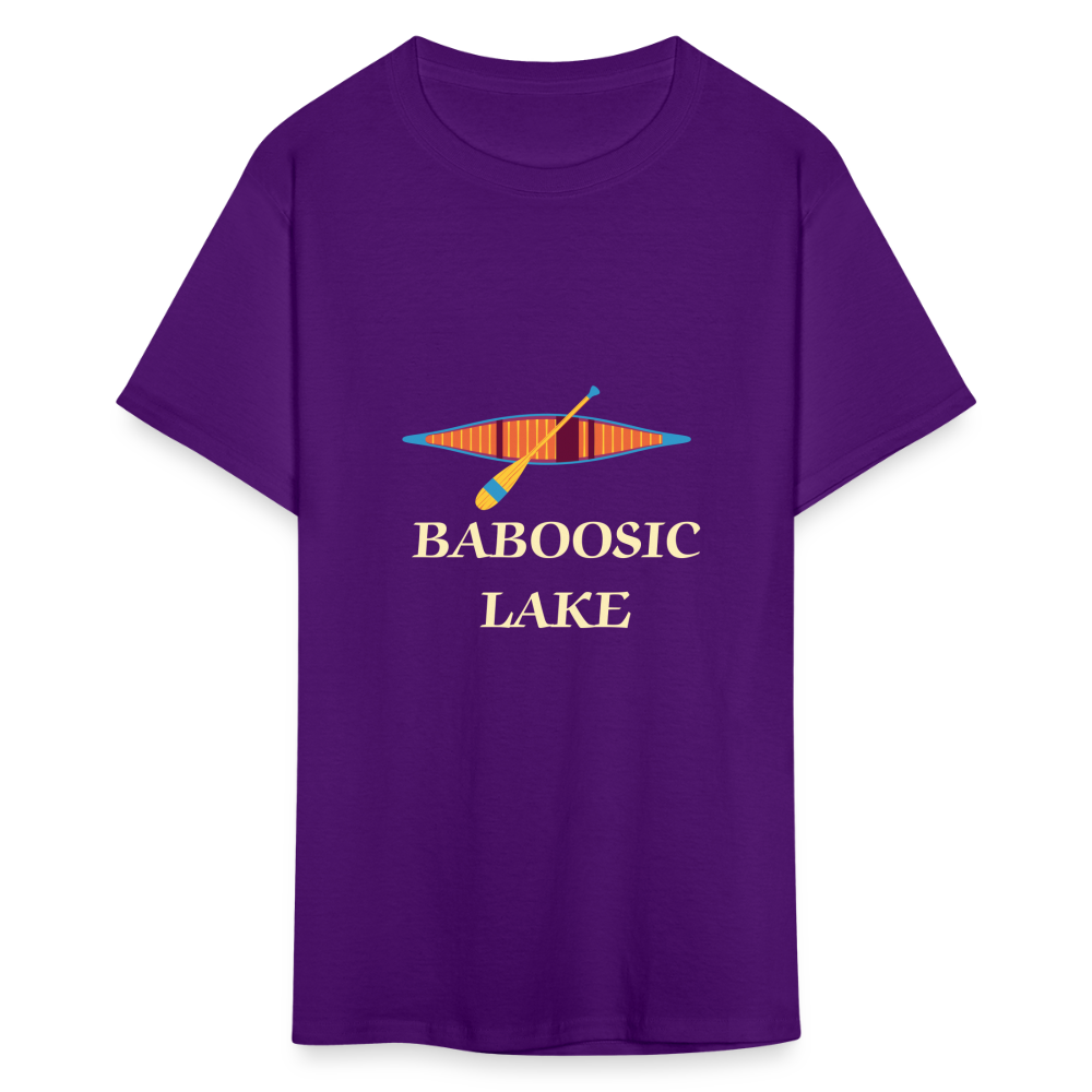 SIE CAPS BABOOSIC LAKE Relaxed Design Classic T-Shirt - purple