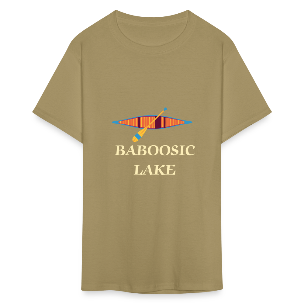 SIE CAPS BABOOSIC LAKE Relaxed Design Classic T-Shirt - khaki