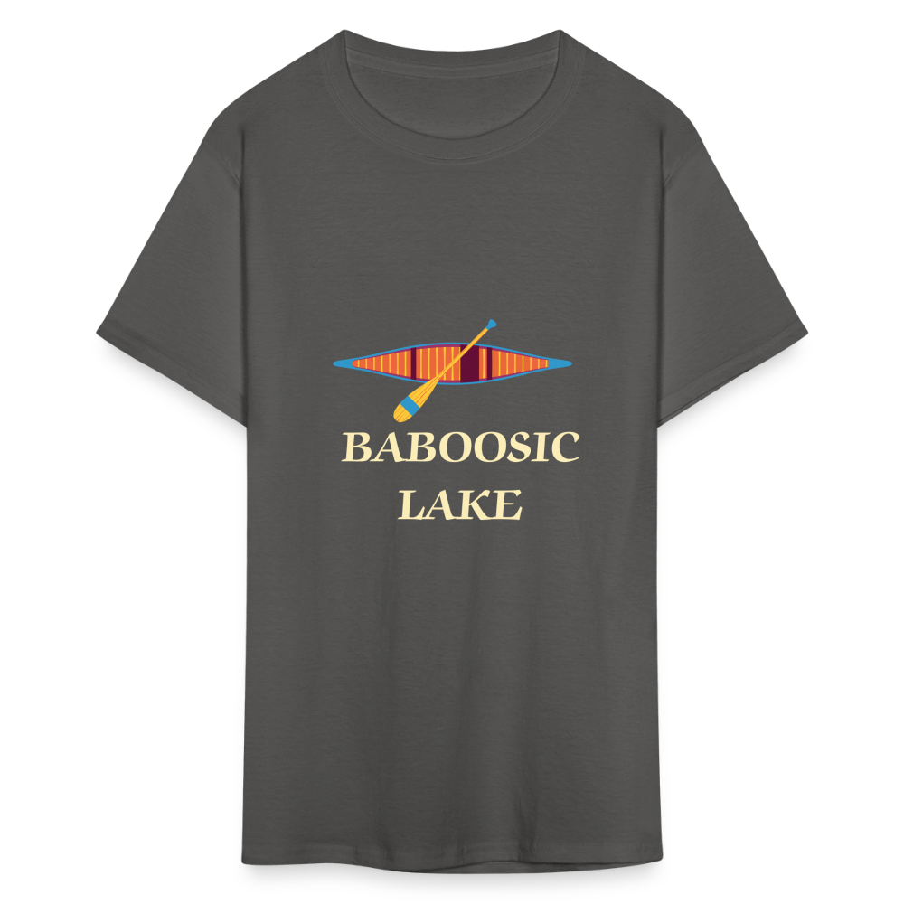 SIE CAPS BABOOSIC LAKE Relaxed Design Classic T-Shirt - charcoal