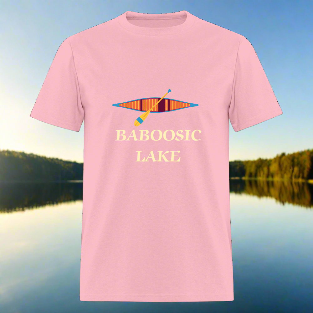 SIE CAPS BABOOSIC LAKE Relaxed Design Classic T-Shirt - pink