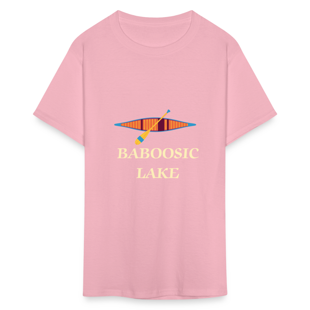 SIE CAPS BABOOSIC LAKE Relaxed Design Classic T-Shirt - pink