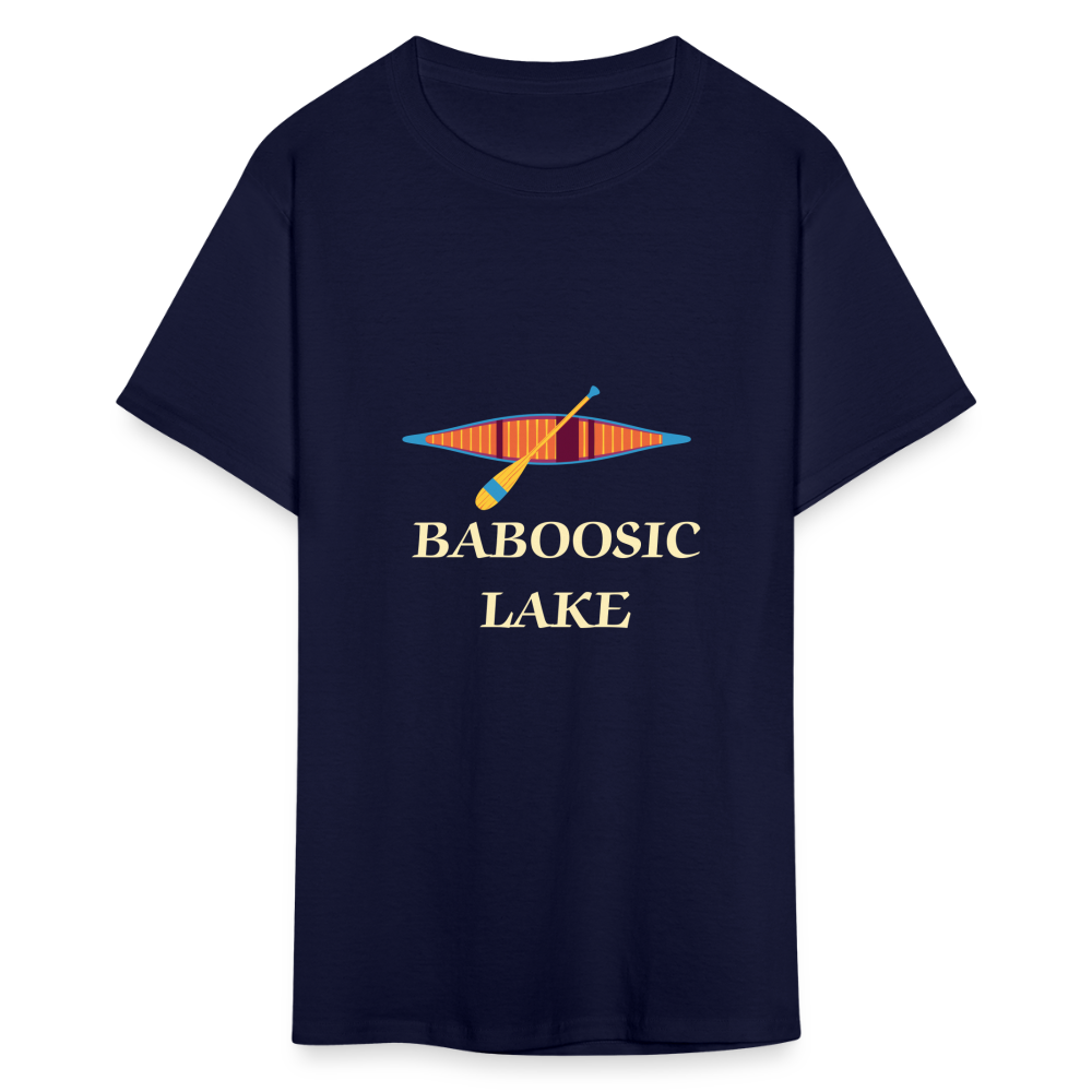 SIE CAPS BABOOSIC LAKE Relaxed Design Classic T-Shirt - navy