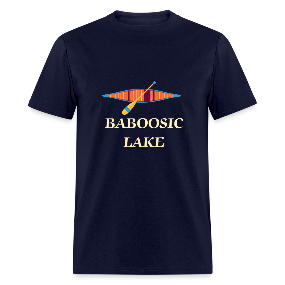 SIE CAPS BABOOSIC LAKE Relaxed Design Classic T-Shirt - navy