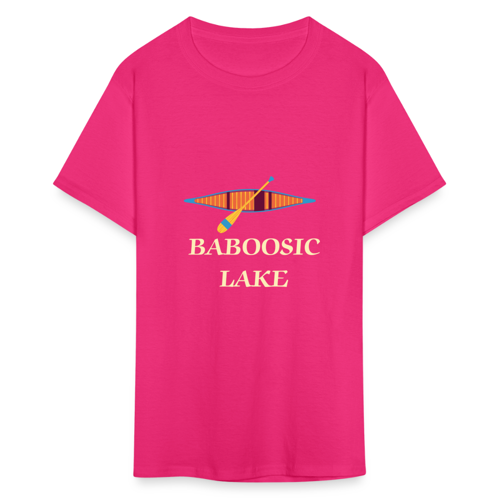 SIE CAPS BABOOSIC LAKE Relaxed Design Classic T-Shirt - fuchsia