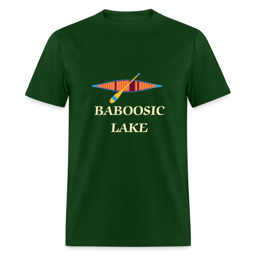 SIE CAPS BABOOSIC LAKE Relaxed Design Classic T-Shirt - forest green