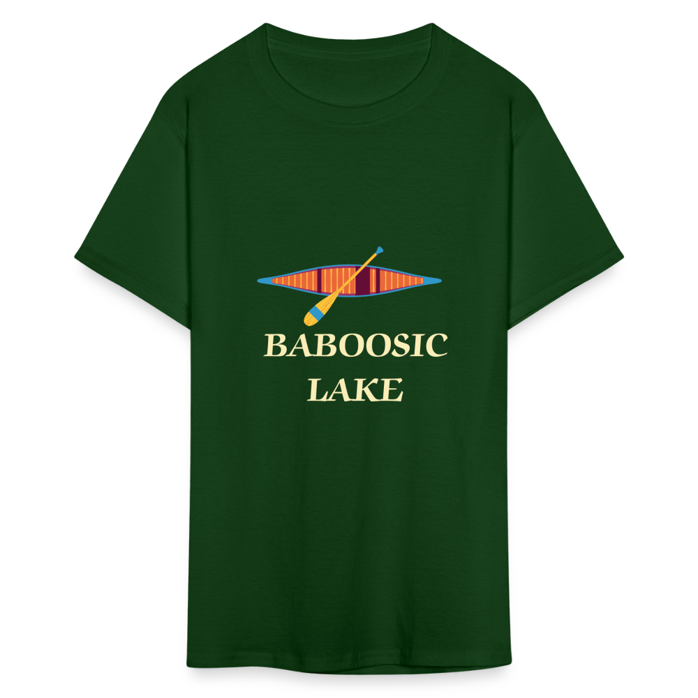 SIE CAPS BABOOSIC LAKE Relaxed Design Classic T-Shirt - forest green