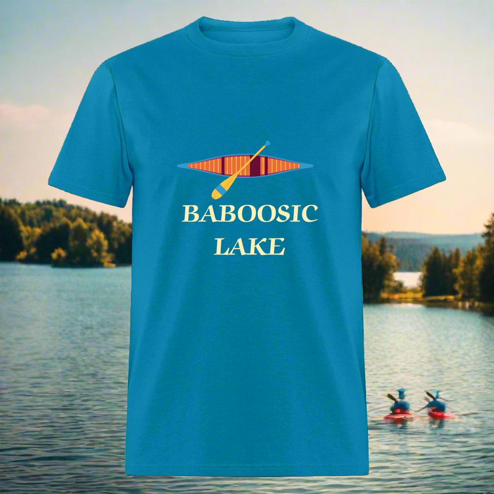 SIE CAPS BABOOSIC LAKE Relaxed Design Classic T-Shirt - turquoise