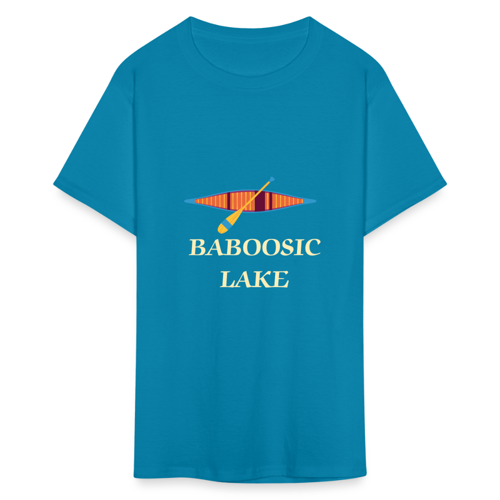 SIE CAPS BABOOSIC LAKE Relaxed Design Classic T-Shirt - turquoise