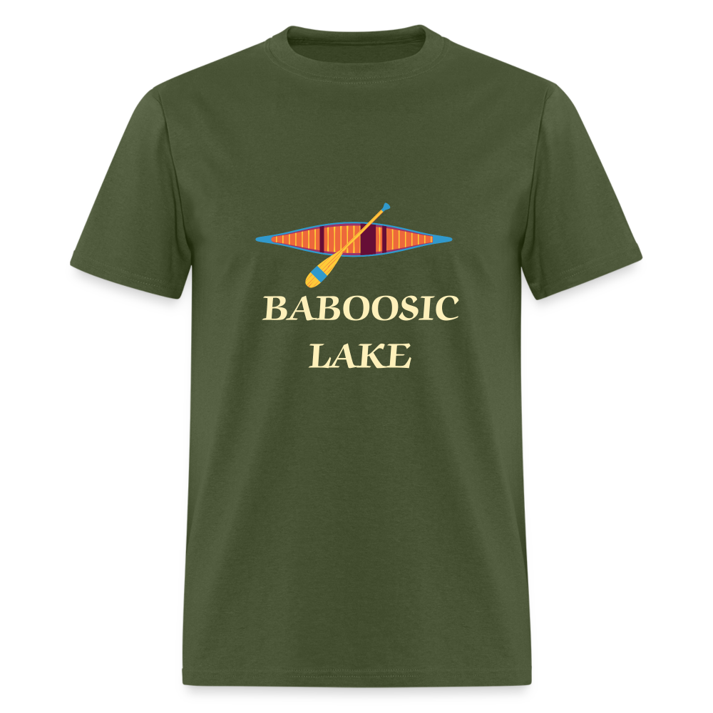 SIE CAPS BABOOSIC LAKE Relaxed Design Classic T-Shirt - military green