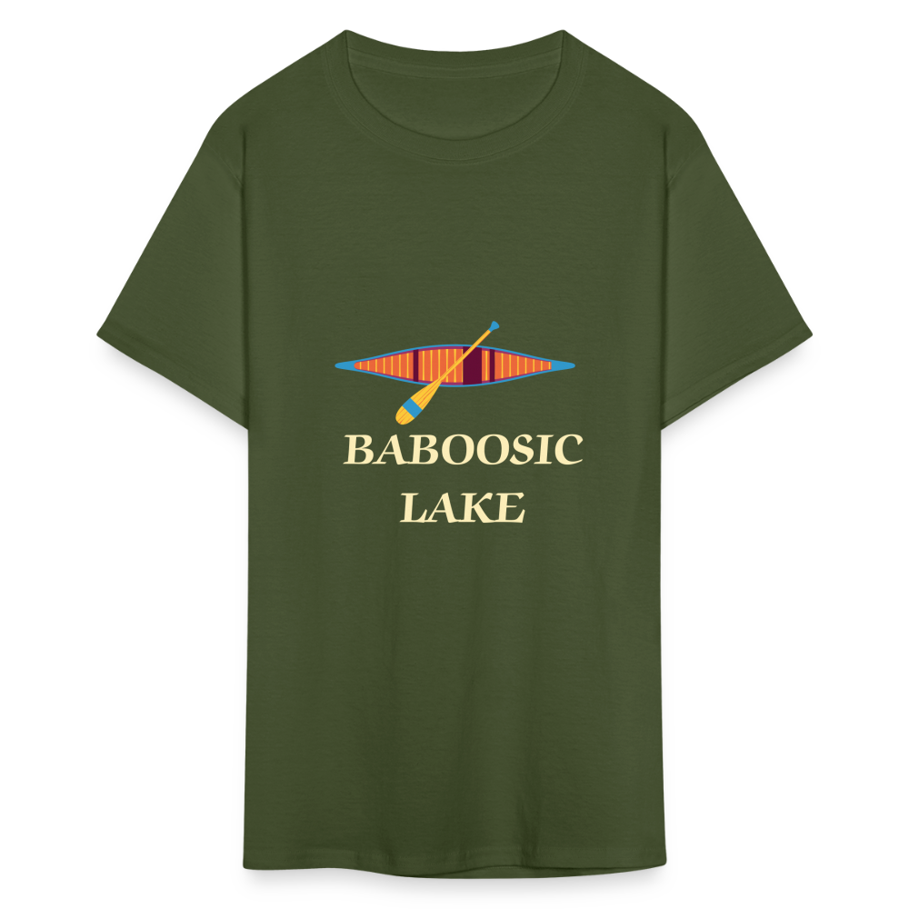 SIE CAPS BABOOSIC LAKE Relaxed Design Classic T-Shirt - military green