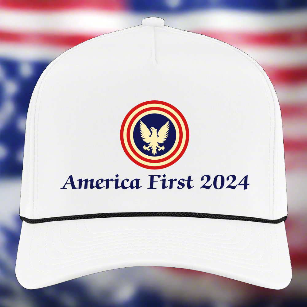 SIE CAPS AMERICA FIRST 2024 Authentic Imperial Rope Cap - white/black