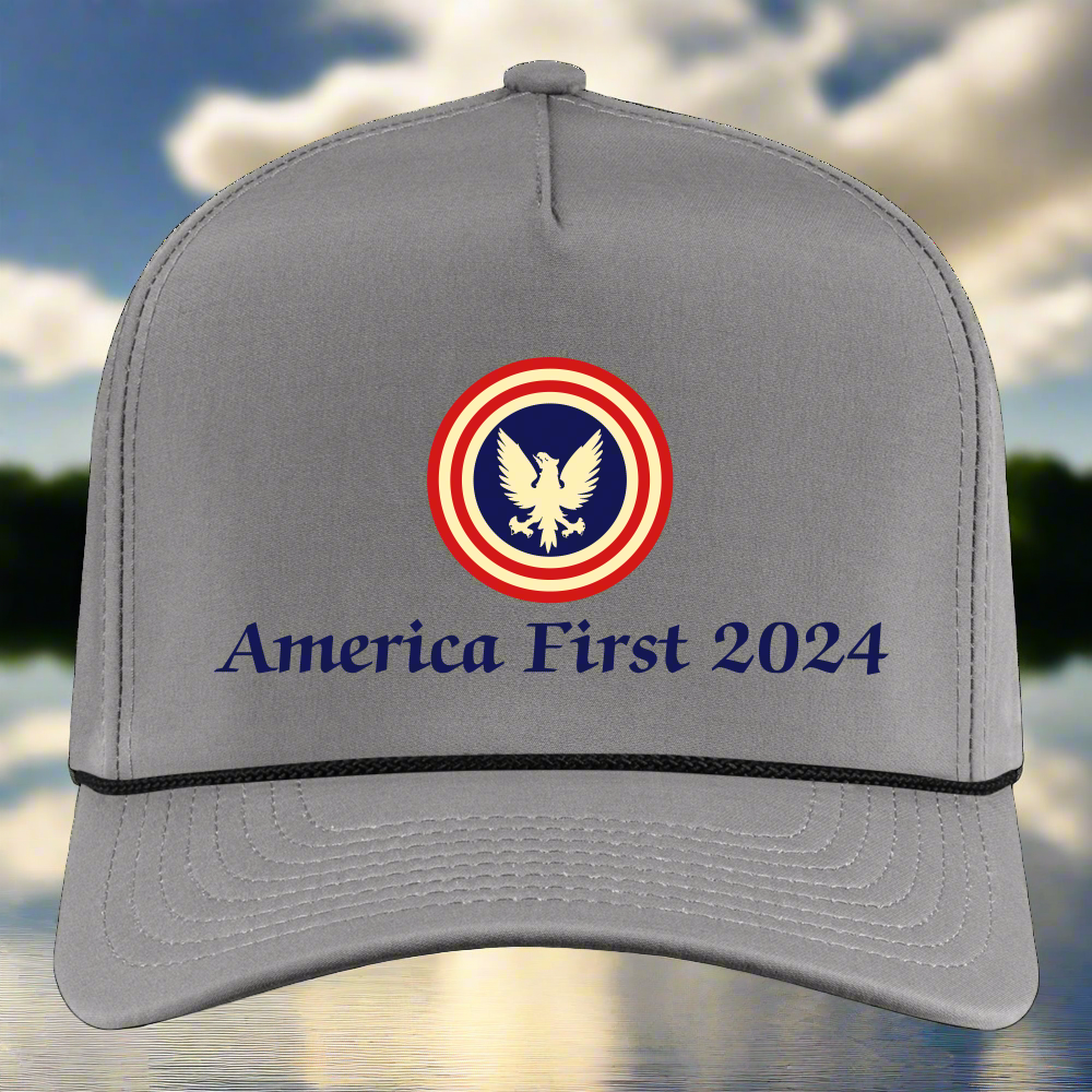 SIE CAPS AMERICA FIRST 2024 Authentic Imperial Rope Cap - gray/black