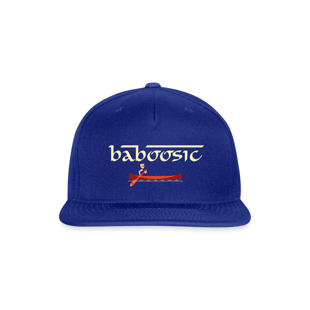 SIE CAPS BABOOSIC Authentic Snapback Baseball Cap - royal blue