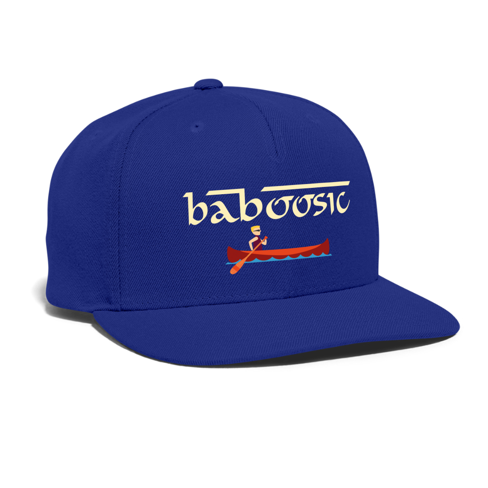 SIE CAPS BABOOSIC Authentic Snapback Baseball Cap - royal blue