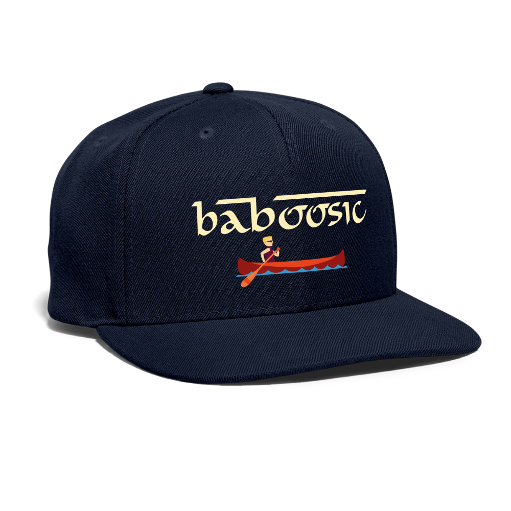 SIE CAPS BABOOSIC Authentic Snapback Baseball Cap - navy