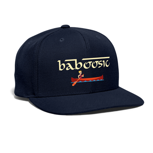 SIE CAPS BABOOSIC Authentic Snapback Baseball Cap - navy