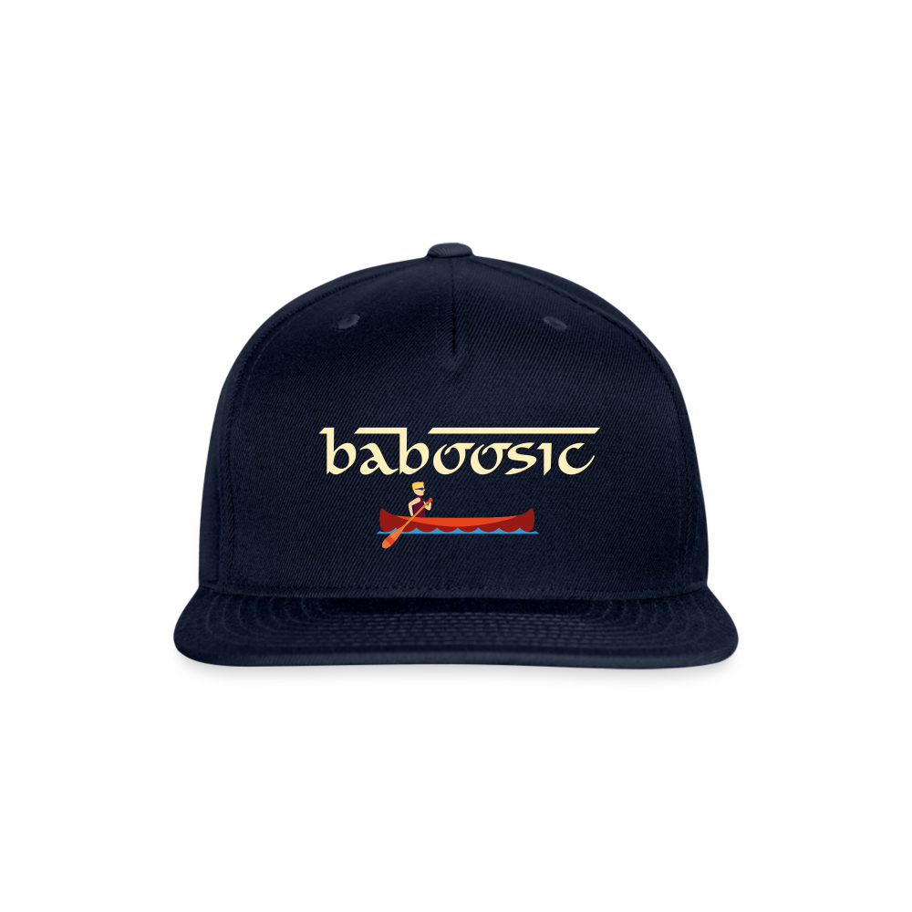 SIE CAPS BABOOSIC Authentic Snapback Baseball Cap - navy