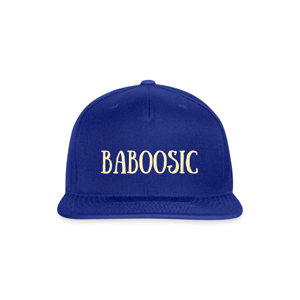 SIE CAPS BABOOSIC LAKE Authentic Snapback Baseball Cap - royal blue