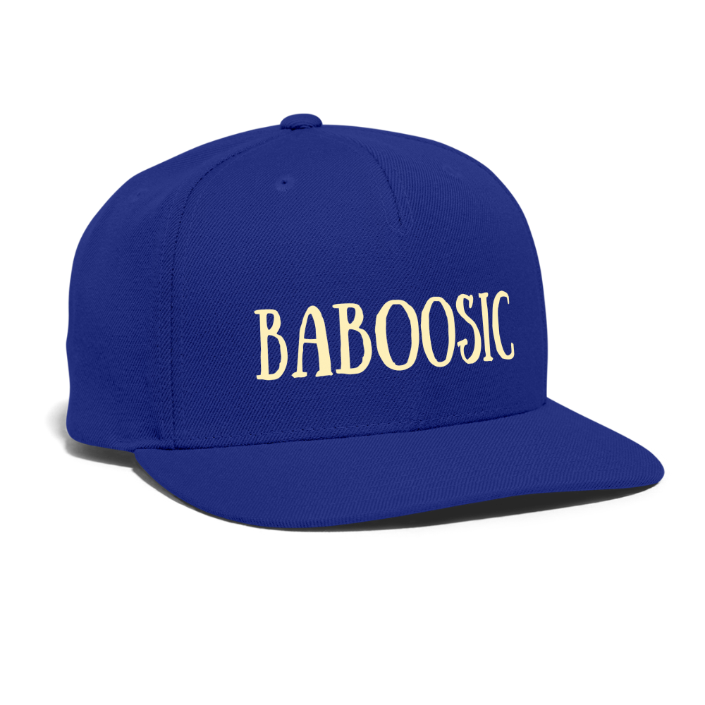 SIE CAPS BABOOSIC LAKE Authentic Snapback Baseball Cap - royal blue