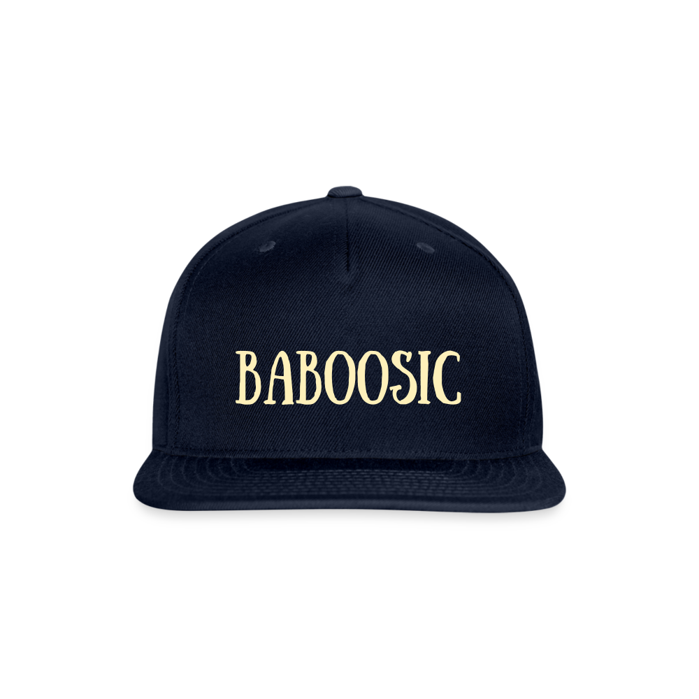 SIE CAPS BABOOSIC LAKE Authentic Snapback Baseball Cap - navy