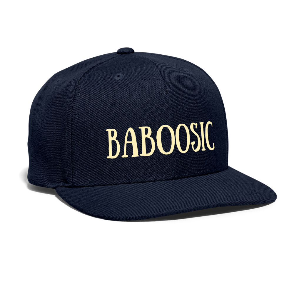 SIE CAPS BABOOSIC LAKE Authentic Snapback Baseball Cap - navy