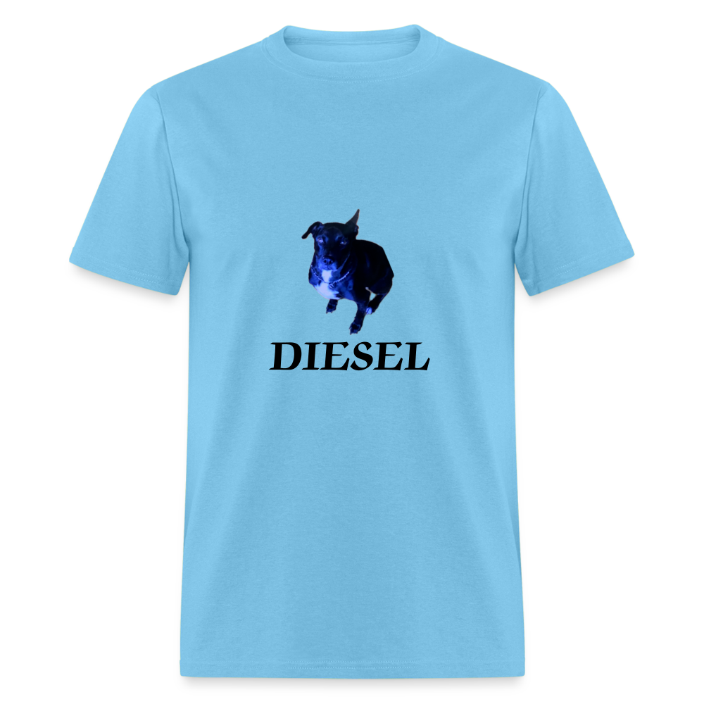 DIESEL Unisex Classic T-Shirt - aquatic blue