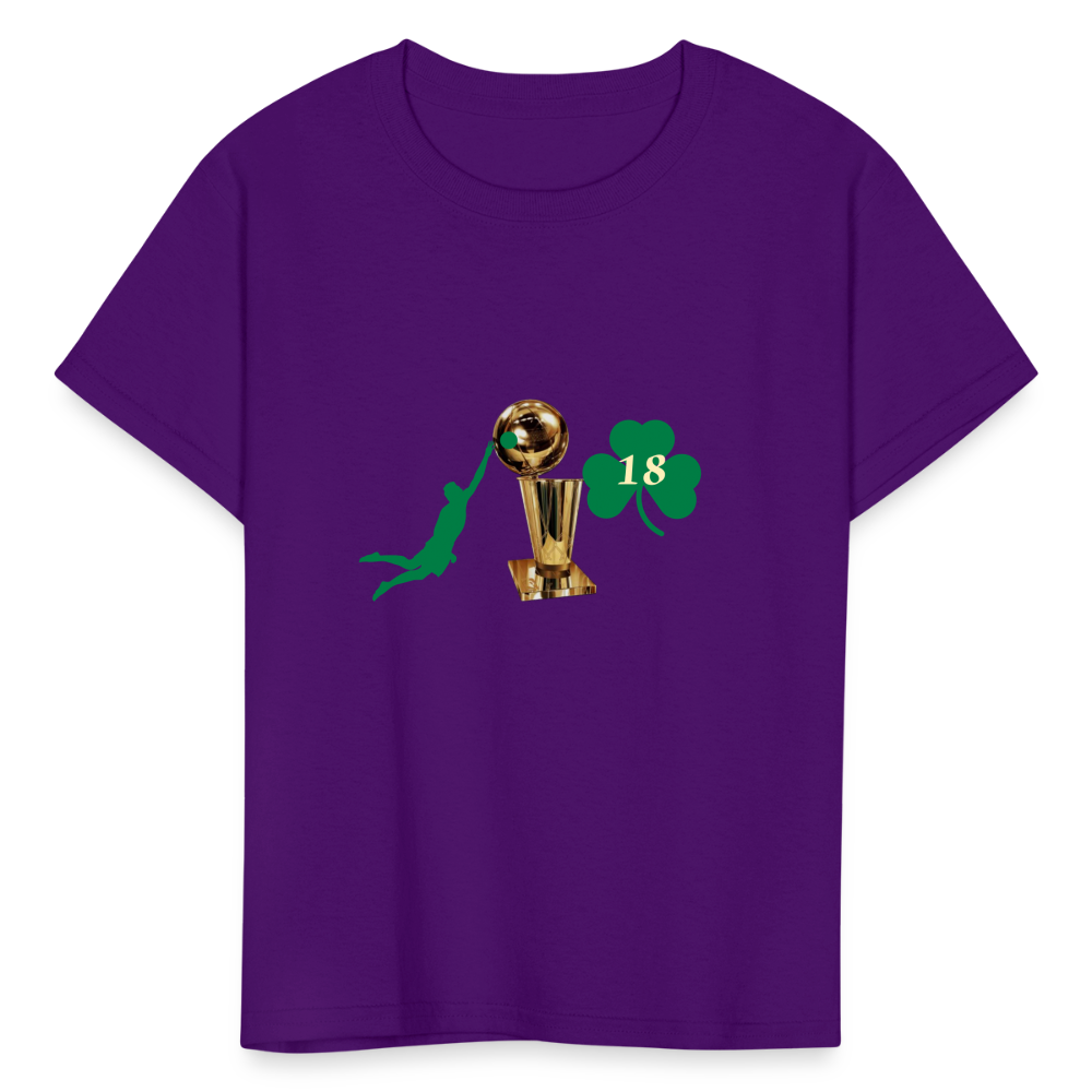 SIE CAPS DUNK 18 TROPHY Kids' Fruit of the Loom T-Shirt - purple