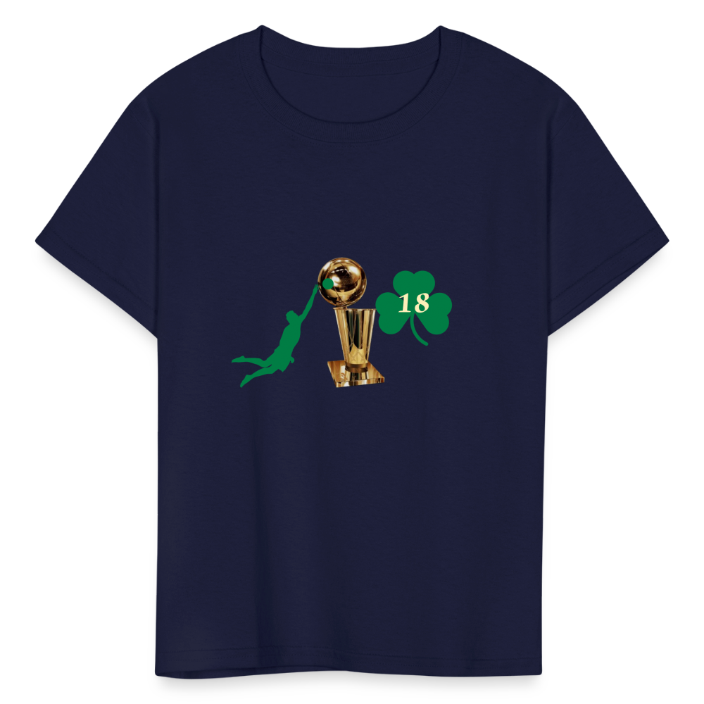 SIE CAPS DUNK 18 TROPHY Kids' Fruit of the Loom T-Shirt - navy