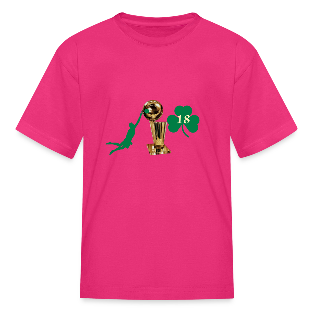 SIE CAPS DUNK 18 TROPHY Kids' Fruit of the Loom T-Shirt - fuchsia