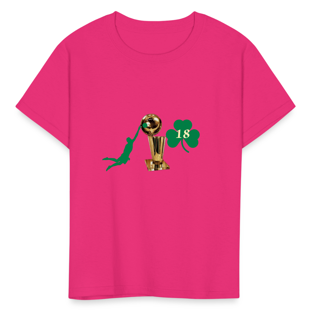 SIE CAPS DUNK 18 TROPHY Kids' Fruit of the Loom T-Shirt - fuchsia