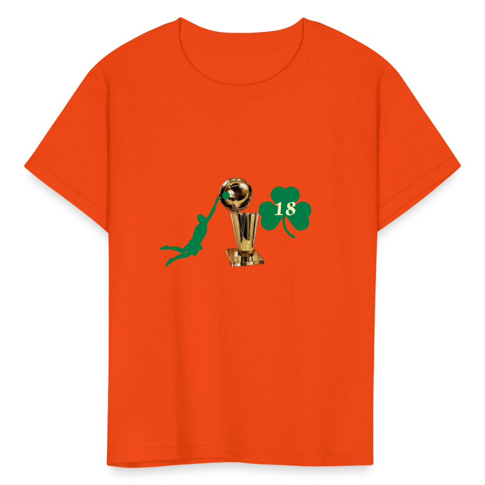 SIE CAPS DUNK 18 TROPHY Kids' Fruit of the Loom T-Shirt - orange