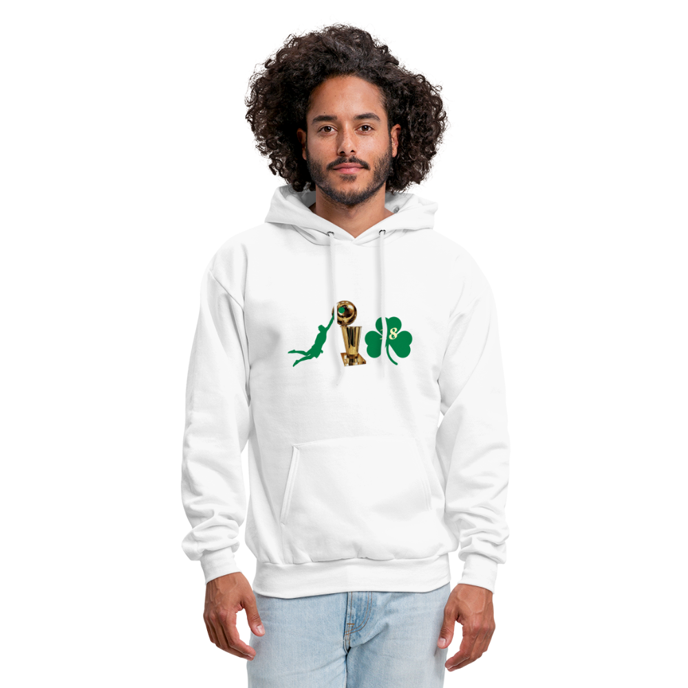 DIE CAPS CELTICS 10 TROPHY CLOVER Men's Hoodie - white