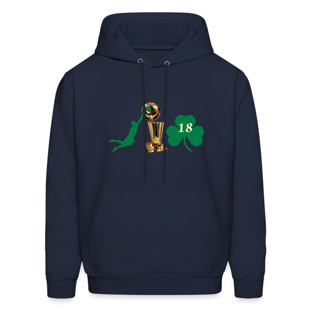 DIE CAPS CELTICS 10 TROPHY CLOVER Men's Hoodie - navy