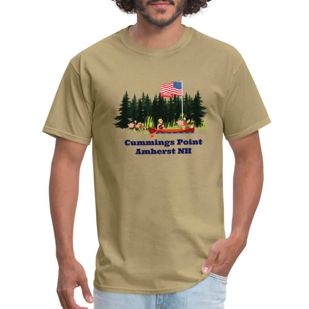 SIE CAPS CUMMINGS POINT AMHERST NH Unisex Classic T-Shirt - khaki