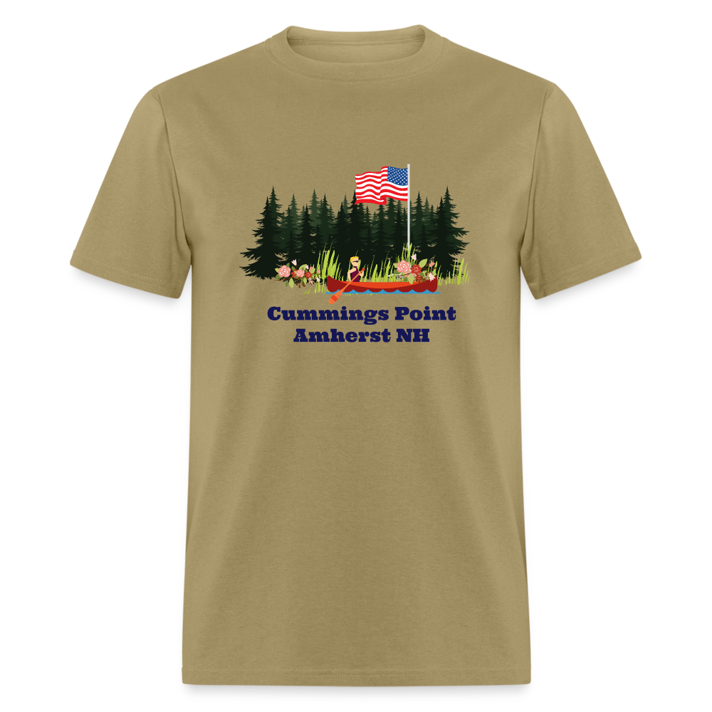 SIE CAPS CUMMINGS POINT AMHERST NH Unisex Classic T-Shirt - khaki