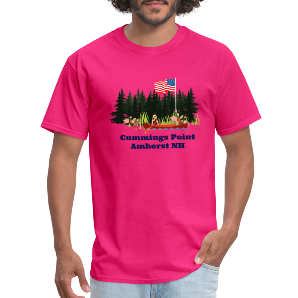 SIE CAPS CUMMINGS POINT AMHERST NH Unisex Classic T-Shirt - fuchsia